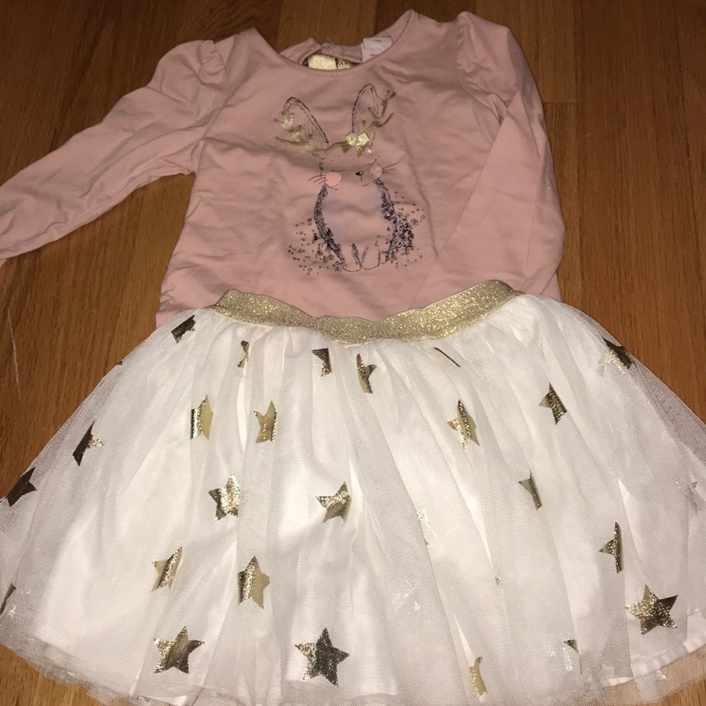Toddler girl tutu outfit